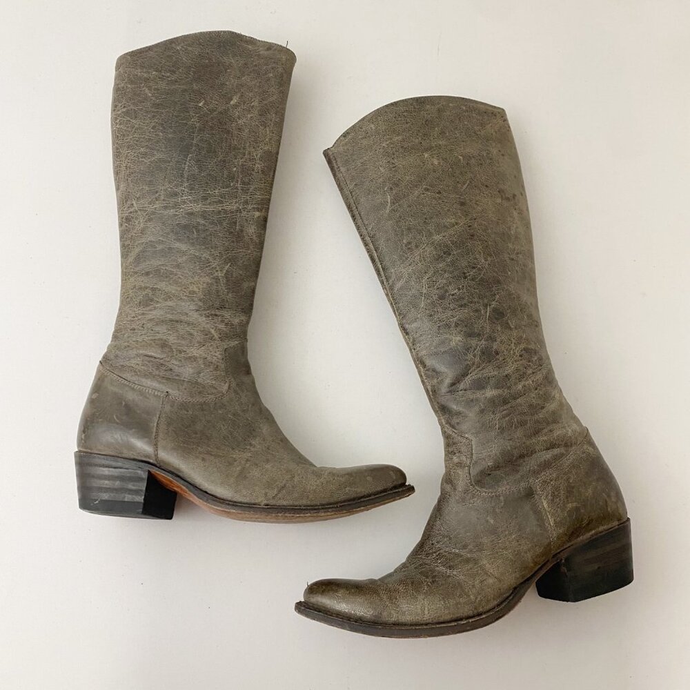 Sendra Tall Boots Shoes Western Riding Pointed Toe